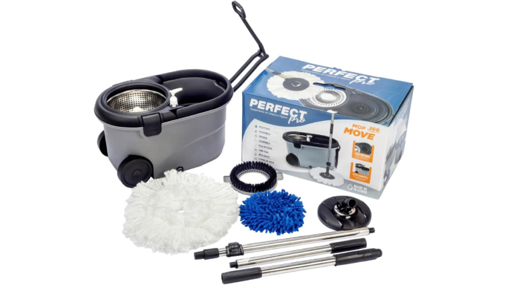 O Melhor Mop Giratório de 2025 Transforme Sua Limpeza em Minutos (Sem Molhar as Mãos!)